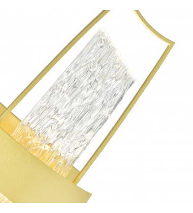  Guadiana Integrated LED Satin Gold Wall Light (1246W8-602) - CWI