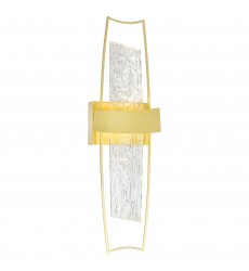  Guadiana Integrated LED Satin Gold Wall Light (1246W8-602) - CWI
