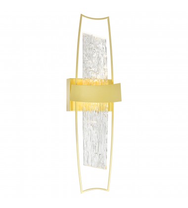  Guadiana Integrated LED Satin Gold Wall Light (1246W8-602) - CWI