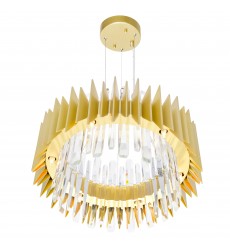 Cityscape 12 Light Chandelier With Satin Gold Finish (1247P20-12-602) - CWI  Cityscape 12 Light Chandelier With Satin Gold Finish (1247P20-12-602) - CWI
