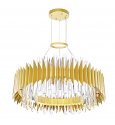 Cityscape 18 Light Chandelier With Satin Gold Finish (1247P28-18-602) - CWI  Cityscape 18 Light Chandelier With Satin Gold Finish (1247P28-18-602) - CWI