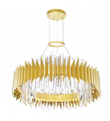  Cityscape 18 Light Chandelier With Satin Gold Finish (1247P28-18-602) - CWI