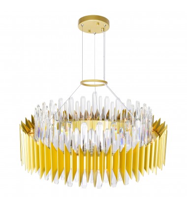  Cityscape 18 Light Chandelier With Satin Gold Finish (1247P28-18-602) - CWI