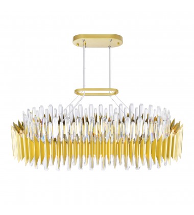  Cityscape 20 Light Chandelier With Satin Gold Finish (1247P39-20-602-O) - CWI