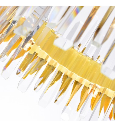  Cityscape 20 Light Chandelier With Satin Gold Finish (1247P39-20-602-O) - CWI