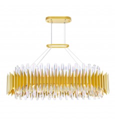 Cityscape 20 Light Chandelier With Satin Gold Finish (1247P39-20-602-O) - CWI  Cityscape 20 Light Chandelier With Satin Gold Finish (1247P39-20-602-O) - CWI
