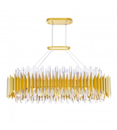  Cityscape 20 Light Chandelier With Satin Gold Finish (1247P39-20-602-O) - CWI