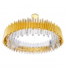 Cityscape 24 Light Chandelier With Satin Gold Finish (1247P39-24-602) - CWI  Cityscape 24 Light Chandelier With Satin Gold Finish (1247P39-24-602) - CWI