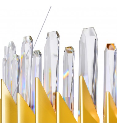  Cityscape 24 Light Chandelier With Satin Gold Finish (1247P39-24-602) - CWI