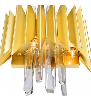 Cityscape 5 Light Wall Sconce With Satin Gold Finish (1247W13-5-602) - CWI  Cityscape 5 Light Wall Sconce With Satin Gold Finish (1247W13-5-602) - CWI