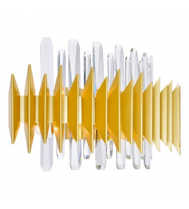 Cityscape 7 Light Wall Sconce With Satin Gold Finish (1247W24-7-602) - CWI  Cityscape 7 Light Wall Sconce With Satin Gold Finish (1247W24-7-602) - CWI