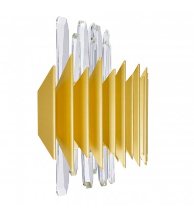 Cityscape 7 Light Wall Sconce With Satin Gold Finish (1247W24-7-602) - CWI  Cityscape 7 Light Wall Sconce With Satin Gold Finish (1247W24-7-602) - CWI