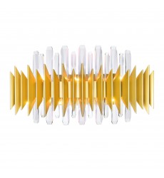 Cityscape 7 Light Wall Sconce With Satin Gold Finish (1247W24-7-602) - CWI  Cityscape 7 Light Wall Sconce With Satin Gold Finish (1247W24-7-602) - CWI