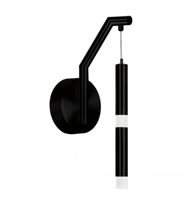 Flute 1 Light LED Wall Sconce With Black Finish (1262W5-1-101) - CWI Flute 1 Light LED Wall Sconce With Black Finish (1262W5-1-101) - CWI