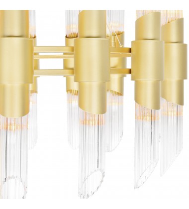 Croissant 36 Light Chandelier With Satin Gold Finish (1269P40-36-602) - CWI Croissant 36 Light Chandelier With Satin Gold Finish (1269P40-36-602) - CWI