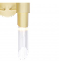  Croissant 4 Light Wall Sconce With Satin Gold Finish (1269W8-4-602) - CWI