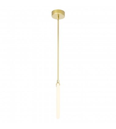 Hoops 1 Light LED Pendant With Satin Gold Finish (1273P10-1-602) - CWI Hoops 1 Light LED Pendant With Satin Gold Finish (1273P10-1-602) - CWI