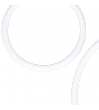  Hoops 5 Light LED Chandelier With Black Finish (1273P23-5-101-RC) - CWI