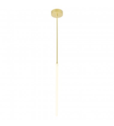 Hoops 1 Light LED Chandelier With Satin Gold Finish (1273P24-1-602) - CWI Hoops 1 Light LED Chandelier With Satin Gold Finish (1273P24-1-602) - CWI