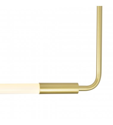 Hoops 2 Light LED Chandelier With Satin Gold Finish (1273P40-2-602-RC) - CWI Hoops 2 Light LED Chandelier With Satin Gold Finish (1273P40-2-602-RC) - CWI