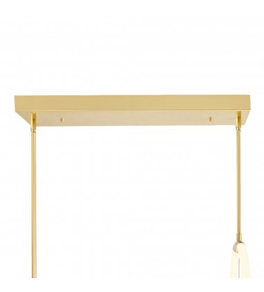 Hoops 2 Light LED Chandelier With Satin Gold Finish (1273P40-2-602-RC) - CWI Hoops 2 Light LED Chandelier With Satin Gold Finish (1273P40-2-602-RC) - CWI