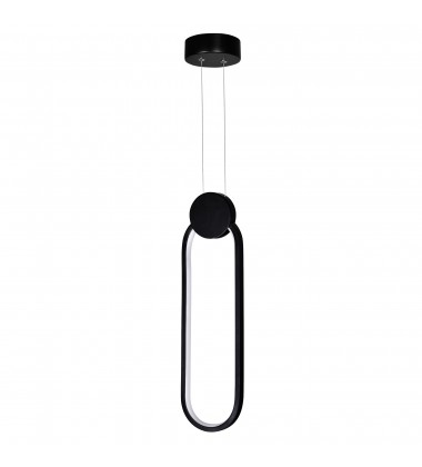  Pulley 4 in LED Black Mini Pendant (1297P4-1-101) - CWI