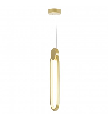  Pulley 4 in LED Satin Gold Mini Pendant (1297P4-1-602) - CWI