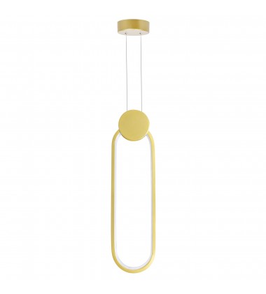  Pulley 4 in LED Satin Gold Mini Pendant (1297P4-1-602) - CWI