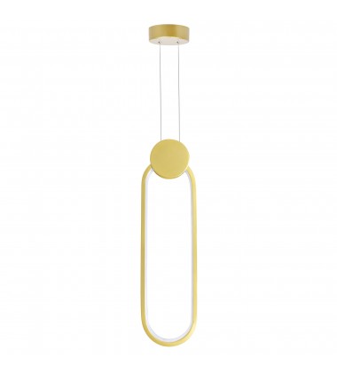  Pulley 4 in LED Satin Gold Mini Pendant (1297P4-1-602) - CWI