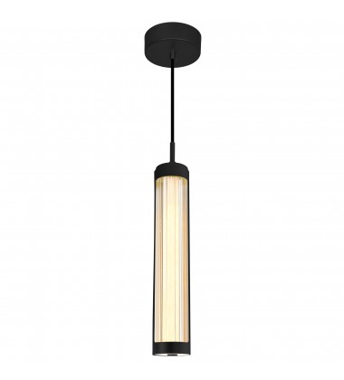 Neva 3 in LED Integrated Black Pendant (1343P3-101-C) - CWI  Neva 3 in LED Integrated Black Pendant (1343P3-101-C) - CWI