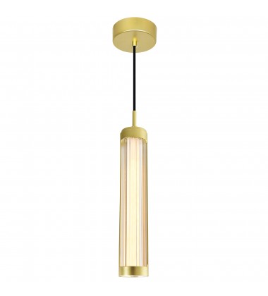  Neva 3 in LED Integrated Satin Gold Pendant (1343P3-602-C) - CWI