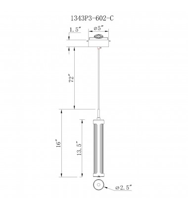 Neva 3 in LED Integrated Satin Gold Pendant (1343P3-602-C) - CWI  Neva 3 in LED Integrated Satin Gold Pendant (1343P3-602-C) - CWI