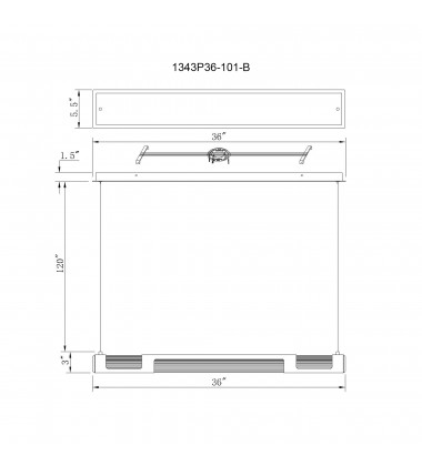 Neva 36 in LED Integrated Black Chandelier (1343P36-101-B) - CWI  Neva 36 in LED Integrated Black Chandelier (1343P36-101-B) - CWI
