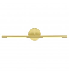  Oskil LED Integrated Wall Light With Satin Gold Finish (1375W24-1-602) - CWI