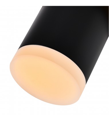  Lena LED Integrated Mini Pendant With Black Finish (1390P5-1-101) - CWI