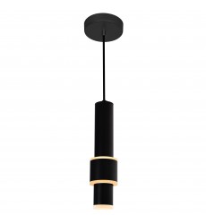 Lena LED Integrated Mini Pendant With Black Finish (1390P5-1-101) - CWI  Lena LED Integrated Mini Pendant With Black Finish (1390P5-1-101) - CWI