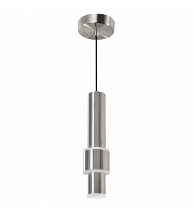  Lena LED Integrated Mini Pendant With Satin Nickel Finish (1390P5-1-606) - CWI
