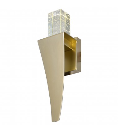  Catania LED Integrated Satin Gold Wall Light (1502W5-1-602) - CWI