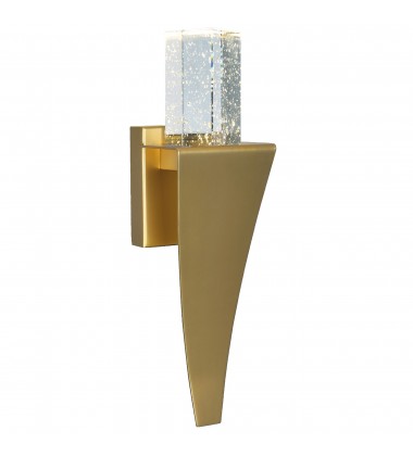  Catania LED Integrated Satin Gold Wall Light (1502W5-1-602) - CWI