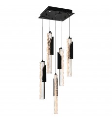  Valira Integrated LED Black Mini Pendant (1586P12-5-101) - CWI