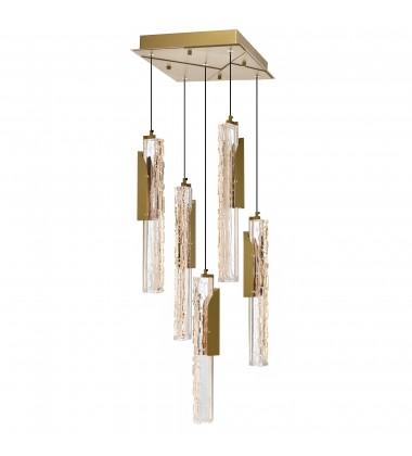  Valira Integrated LED Brass Mini Pendant (1586P12-5-624) - CWI