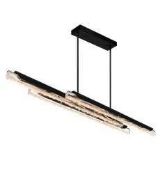  Valira Integrated LED Black Chandelier (1586P60-3-101) - CWI