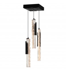  Valira Integrated LED Black Mini Pendant (1586P8-3-101) - CWI