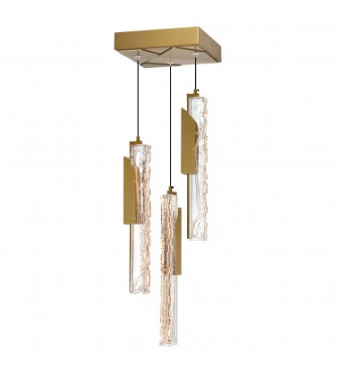  Valira Integrated LED Brass Mini Pendant (1586P8-3-624) - CWI