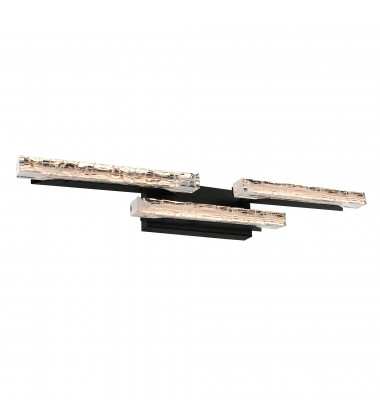  Valira Integrated LED Black Vanity Light (1586W36-3-101) - CWI