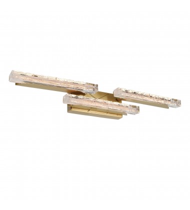  Valira Integrated LED Brass Vanity Light (1586W36-3-624) - CWI