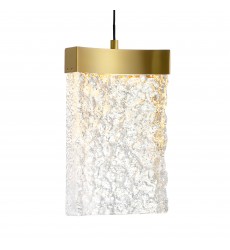  Lava Integrated LED Brass Mini Pendant (1587P6-1-624) - CWI