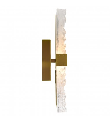  Lava Integrated LED Brass Wall Light (1587W20-2-624) - CWI