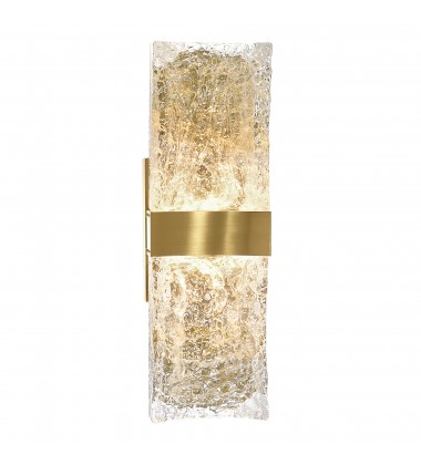  Lava Integrated LED Brass Wall Light (1587W20-2-624) - CWI