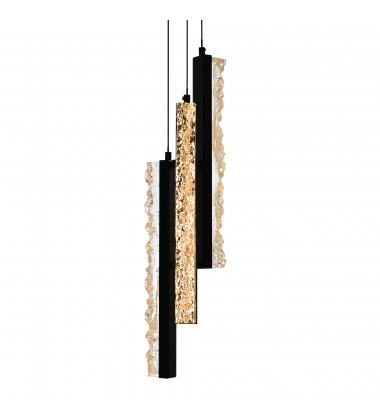  Stagger Integrated LED Black Mini Pendant (1588P6-3-101) - CWI